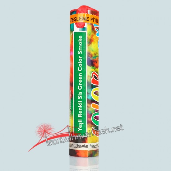 Renkli Sis Bombası Yeşil 1 dk