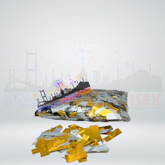 Silver Gold Karışık Renk Konfeti Kağıdı