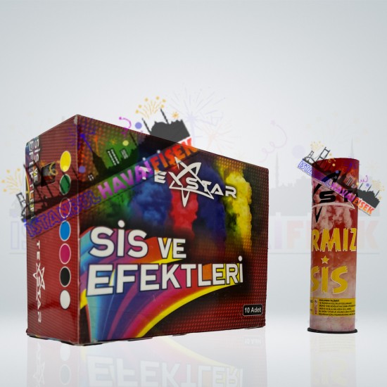 Kırmızı Sis Bombası 45 Saniye