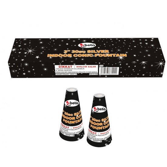 3 inç 30 saniyelik iç mekan volkan